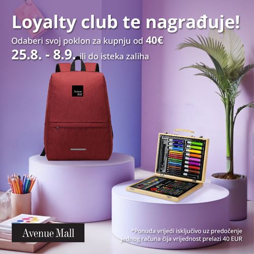 Poklon za školski početak uz svaku kupnju od 40 €
